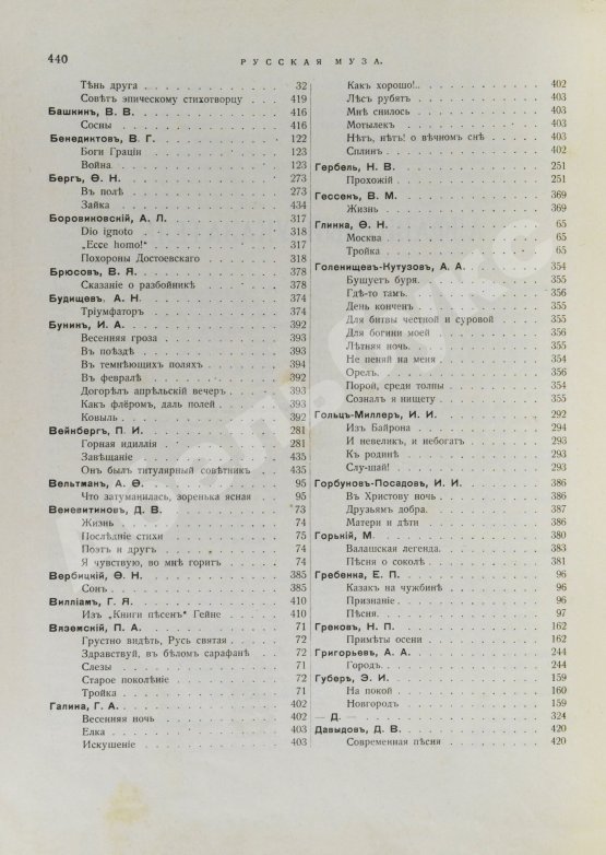 Антикварная книга Русская муза