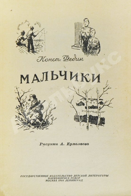 Антикварная книга Федин, К.А. Мальчики