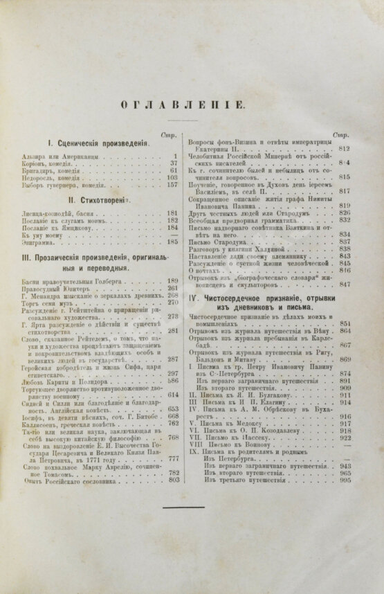 Антикварная книга Фонвизин, Д.И. Первое полное собрание сочинений Д.И. Фон-Визина, как оригинальных, так и переводных, 1761-1792