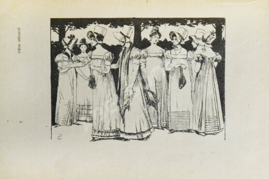 Антикварная книга Дамские моды XIX века