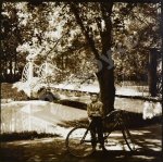 Гринберг, А.Д. Фотография «В Кузьминках. Велосипедист»