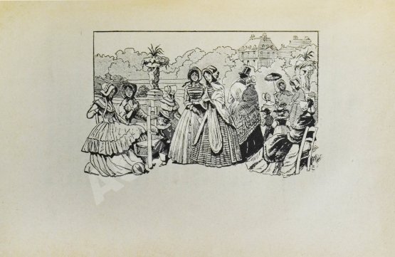 Антикварная книга Дамские моды XIX века