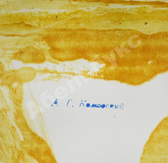 Комовский, А.Г. Крупноформатная фотография «Колоннада храма Святого Петра в Риме»