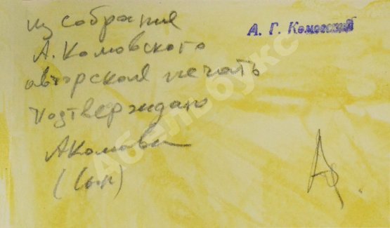 Комовский, А.Г. Крупноформатная фотография «Тбилиси ночью»