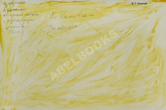 Комовский, А.Г. Крупноформатная фотография «Занесло»