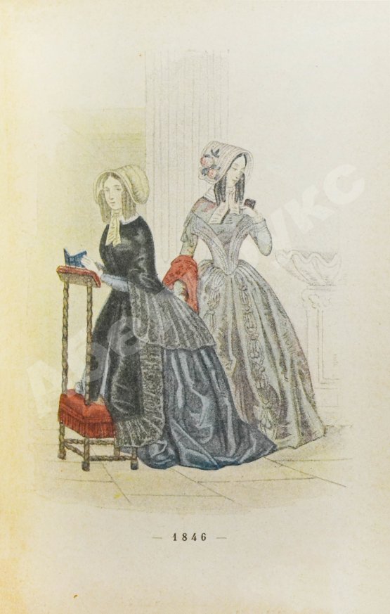 Антикварная книга Век женской моды. 1794-1894. Un siècle de modes féminines