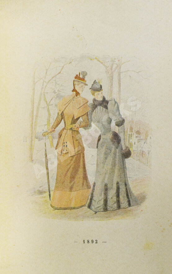 Антикварная книга Век женской моды. 1794-1894. Un siècle de modes féminines