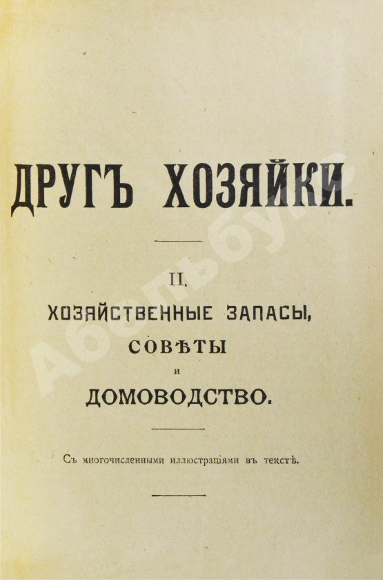 Антикварная книга Воскресенская, С.И. Друг хозяйки