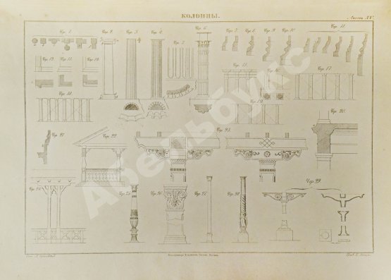 Антикварная книга Красовский, А.К. Гражданская архитектура. Части зданий
