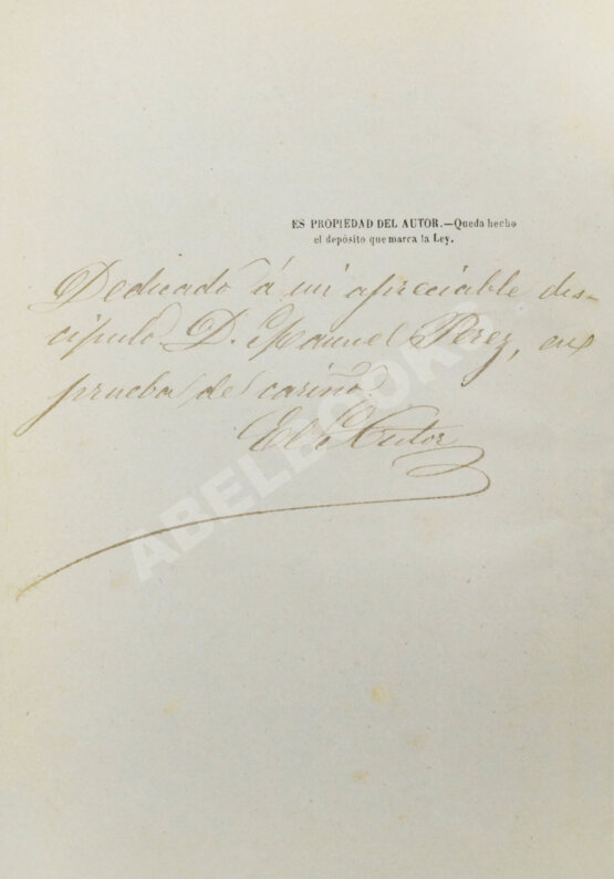 Антикварная книга Дуэньяс, Г. [автограф] Очерк трактата по фехтованию рапирой