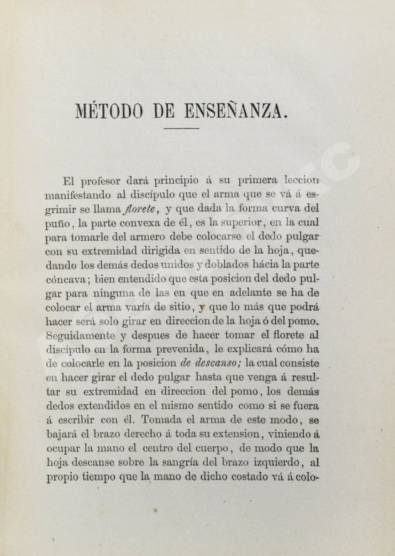 Антикварная книга Дуэньяс, Г. [автограф] Очерк трактата по фехтованию рапирой