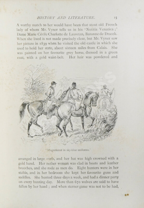 Антикварная книга Герцог Бофорт, Мобрей, М. Охота