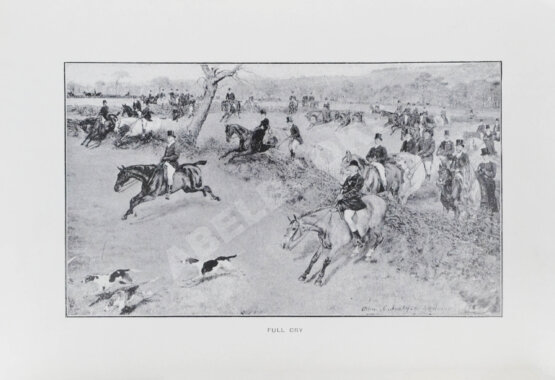 Антикварная книга Герцог Бофорт, Мобрей, М. Охота