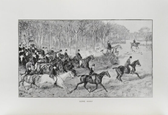 Антикварная книга Герцог Бофорт, Мобрей, М. Охота