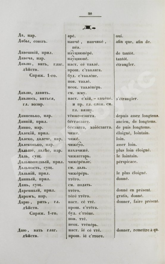 Словарь русско-черкесский или адигский, с краткой грамматикой сего последнего языка