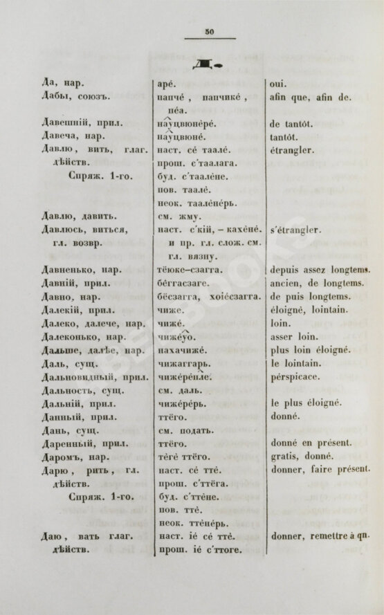 Словарь русско-черкесский или адигский, с краткой грамматикой сего последнего языка Словарь русско-черкесский или адигский, с краткой грамматикой сего последнего языка