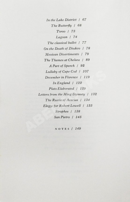 Антикварная книга Бродский, И.А. [автограф] Brodsky, J. A part of speech