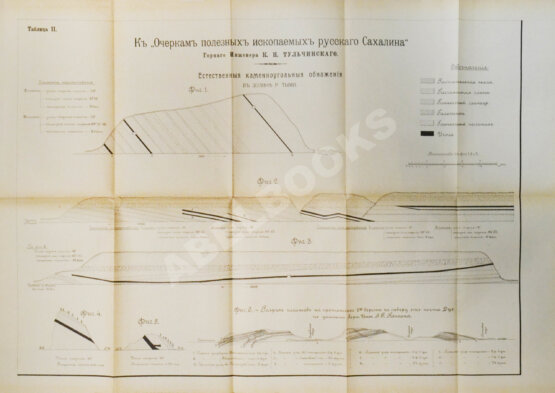 Антикварная книга Тульчинский, К.Н. Очерки полезных ископаемых русского Сахалина