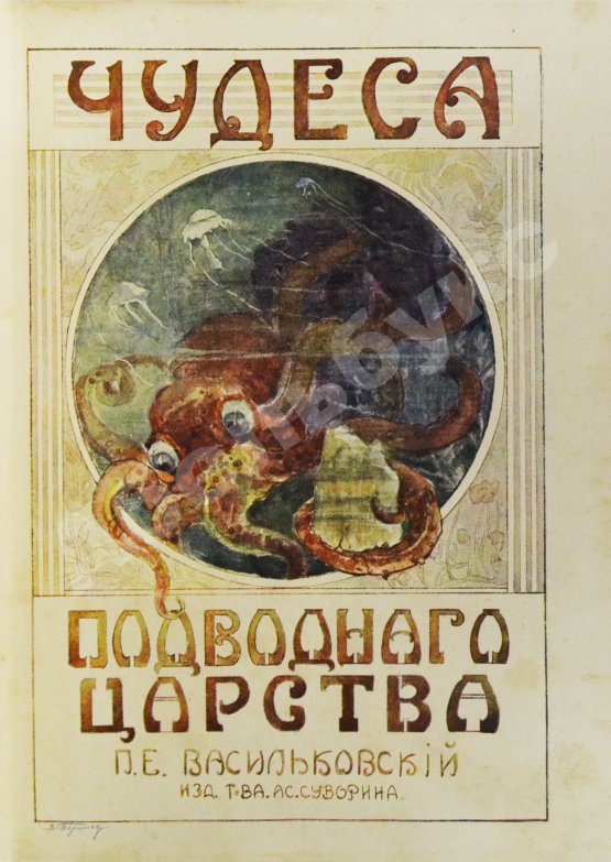 Антикварная книга Васильковский, П.Е. Чудеса подводного царства. Популярные очерки из жизни обитателей вод