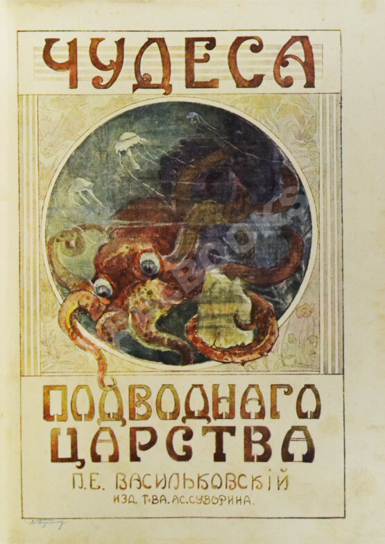 Антикварная книга Васильковский, П.Е. Чудеса подводного царства. Популярные очерки из жизни обитателей вод
