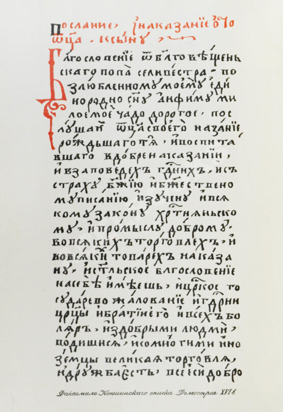 Антикварная книга Домострой. Сильвестровского извода