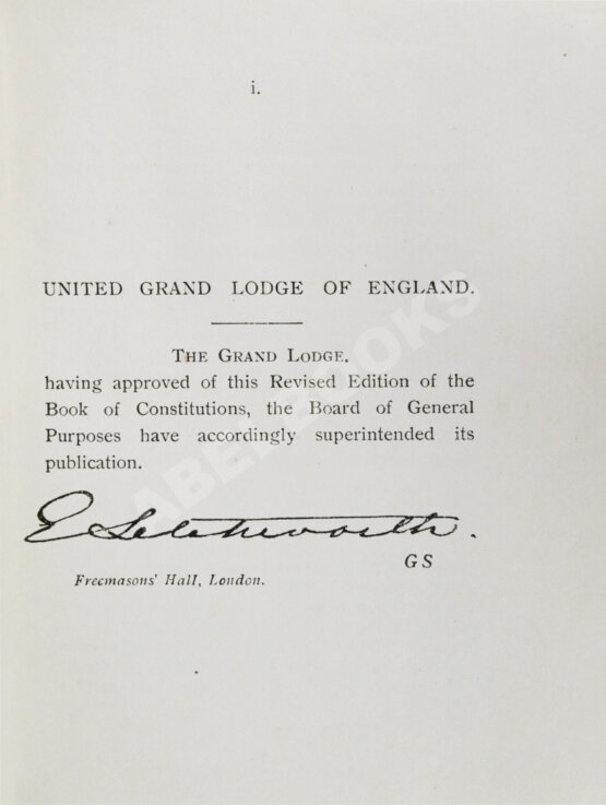 Антикварная книга Constitutions of the Antient Fraternity of Free and Accepted Masons
