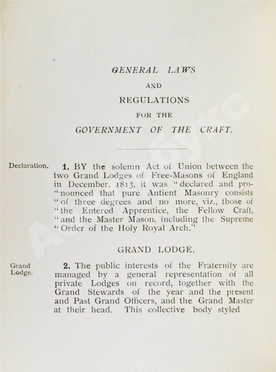 Антикварная книга Constitutions of the Antient Fraternity of Free and Accepted Masons
