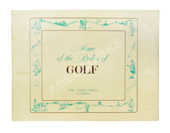 Антикварная книга Кромби, Ч. Правила игры в гольф Антикварная книга Кромби, Ч. Правила игры в гольф