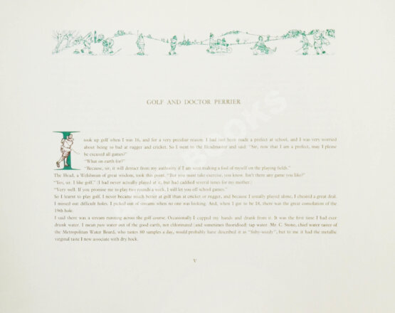 Антикварная книга Кромби, Ч. Правила игры в гольф