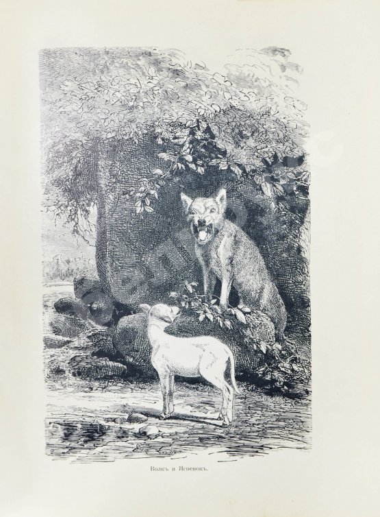 Антикварная книга Лафонтен, Ж. Басни Лафонтена. Полное собрание