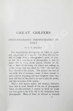 Beldam, G. Great golfers. Their Methods at a Glance. Белдам, Дж. Великие игроки в гольф. Разбор их приёмов