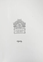 [автографы архитекторов Алексея Щусева и Александра Дмитриева] Ежегодник Московского архитектурного общества