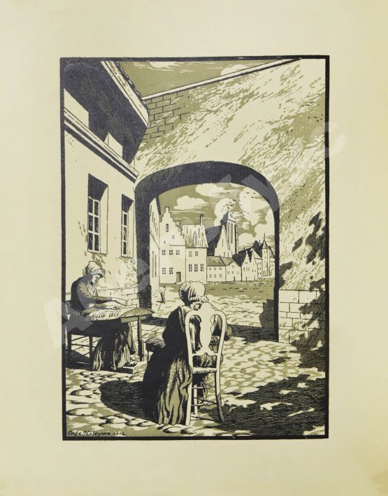 Антикварная книга Щепкина-Куперник, Т.Л. [автограф] Песня брюссельских кружевниц