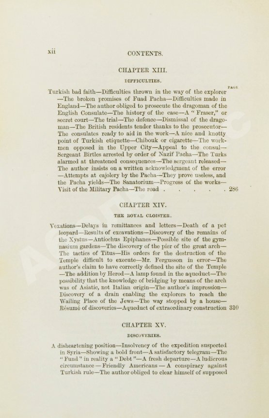 Антикварная книга Уоррен, Ч. Подземный Иерусалим