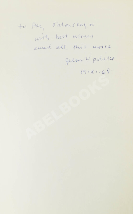 Антикварная книга Апдайк, Д. [автограф] Ярмарка в богадельне
