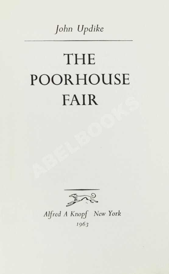 Антикварная книга Апдайк, Д. [автограф] Ярмарка в богадельне