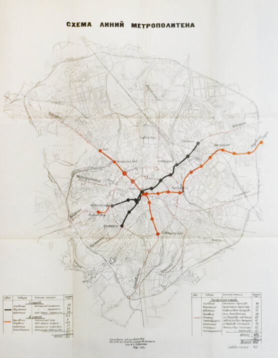 Антикварная книга Рассказы строителей метро. Особый экземпляр увеличенного формата
