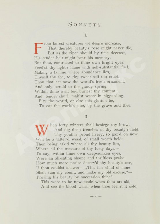 Антикварная книга Чайковский, М.И. Сонеты Вильяма Шекспира