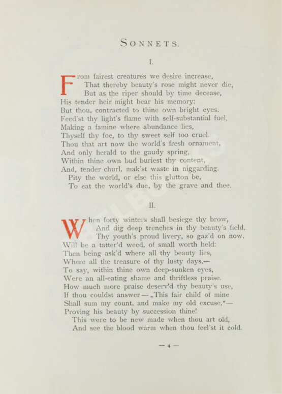 Антикварная книга Чайковский, М.И. Сонеты Вильяма Шекспира