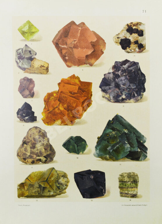 Антикварная книга Браунс, Р.А. Царство минералов