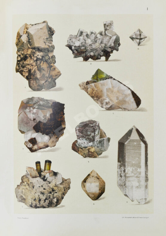 Антикварная книга Браунс, Р.А. Царство минералов