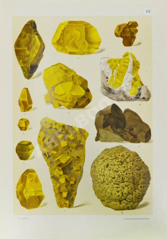 Антикварная книга Браунс, Р.А. Царство минералов