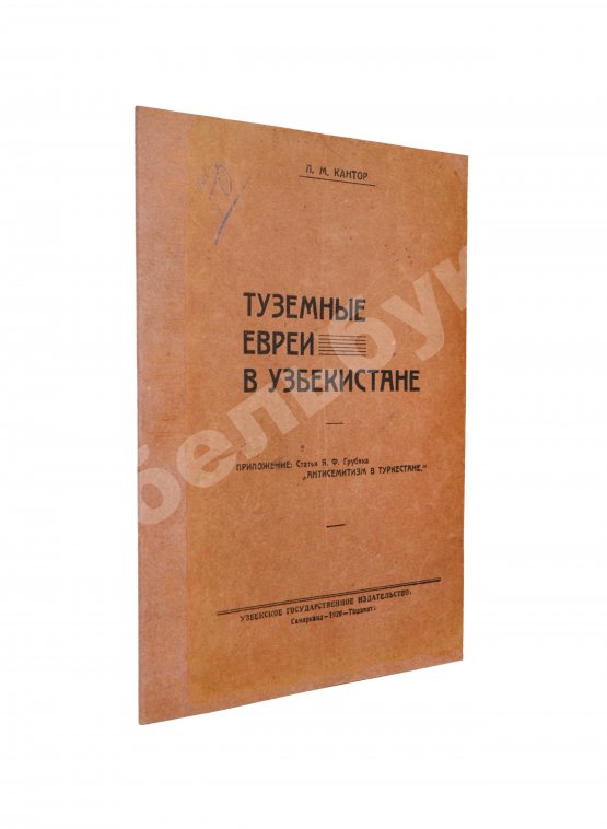 Антикварная книга Кантор, Л.М. Туземные евреи в Узбекистане