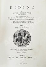 Weir, R., Moray Brown, J. Riding. Polo. Вейр, Р., Морей Браун, Дж. Верховая езда. Поло