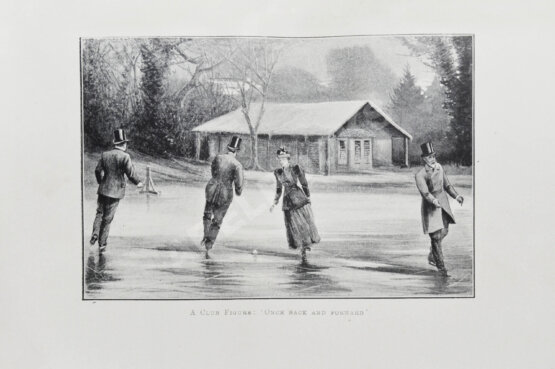 Антикварная книга Коньки. Фигурное катание. Кёрлинг. Тобогган. Буерный спорт. Бенди Антикварная книга Коньки. Фигурное катание. Кёрлинг. Тобогган. Буерный спорт. Бенди