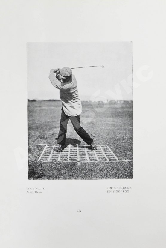 Антикварная книга Белдам, Дж. Великие игроки в гольф. Разбор их приёмов