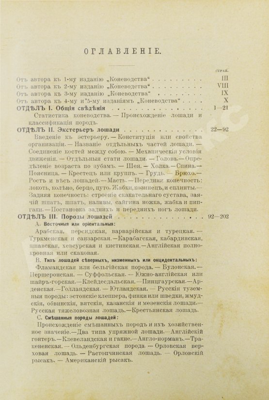 Кулешов, П.Н. Коневодство
