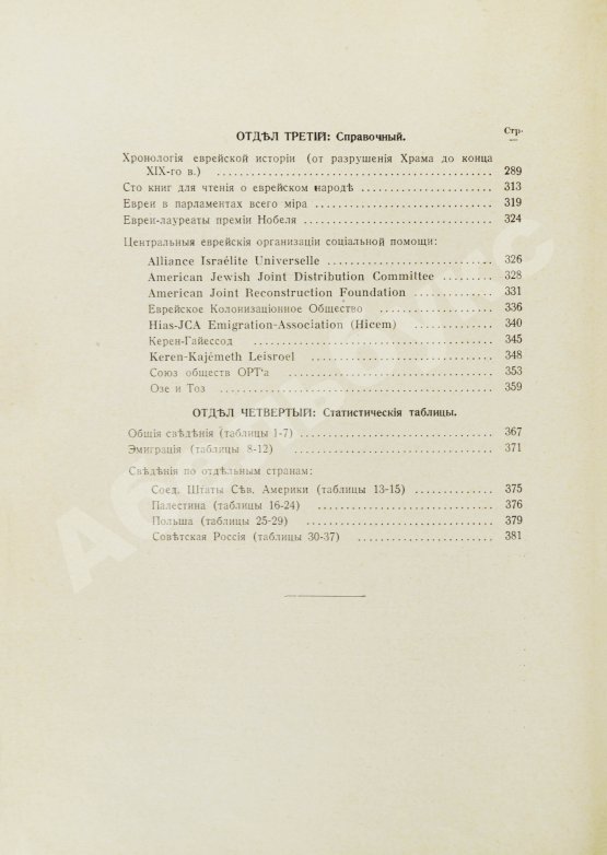 Антикварная книга [экземпляр Павла Милюкова] Еврейский мир. Ежегодник на 1939 год