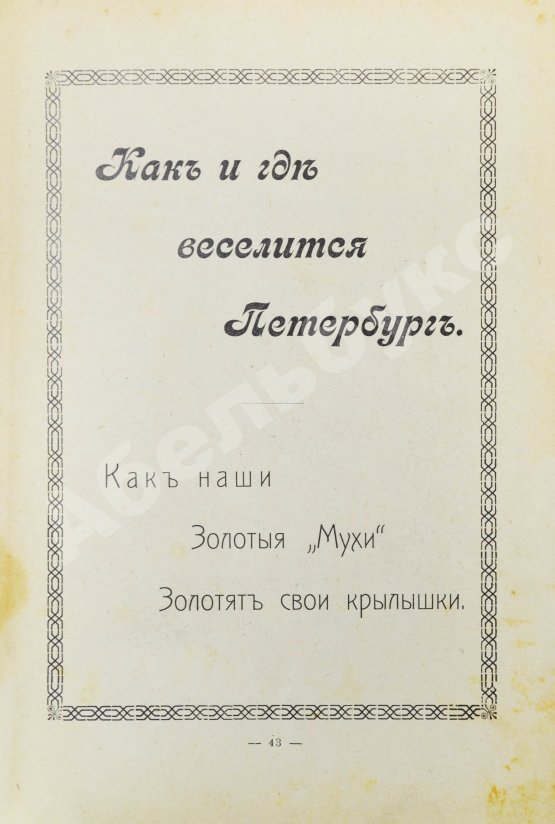 Антикварная книга Салон. Как и где веселится Петербург