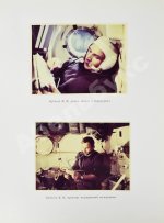 [автографы космонавтов, инженеров и спортивных комиссаров]